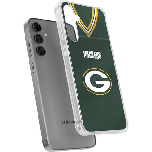 NFL Green Bay Packers Team Jersey Galaxy S24 Plus Clear Case